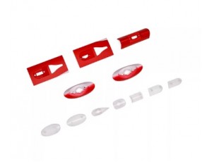 Freewing Ares 3D Red 90mm EDF Jet LED Light Cover Set 